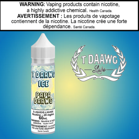T Daawg Ice - Papa Daawg Iced 60ml Salt Alberta