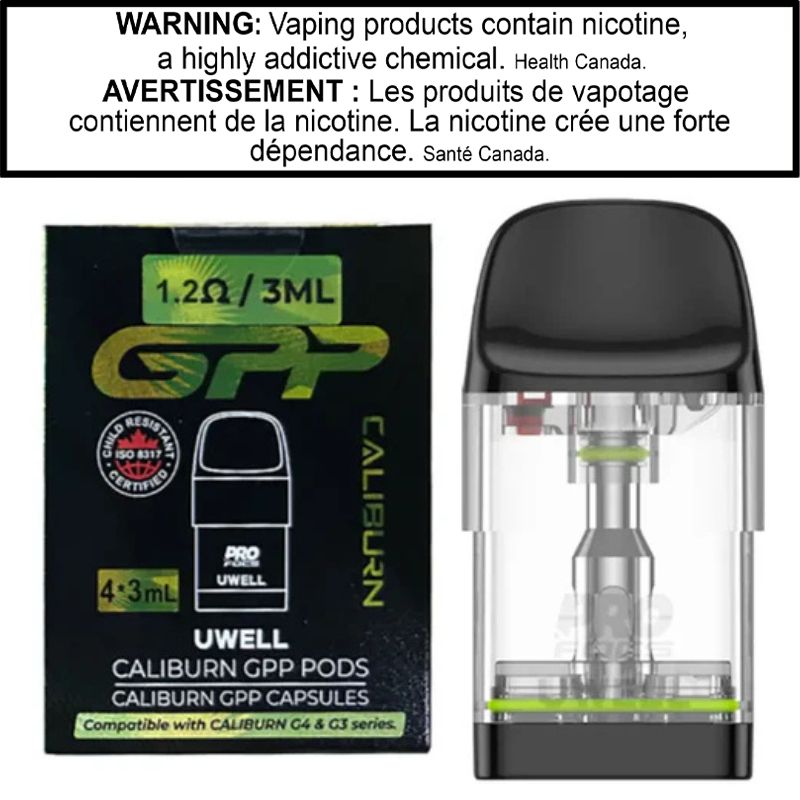UWELL CALIBURN GPP REFILLABLE POD (4 PK)