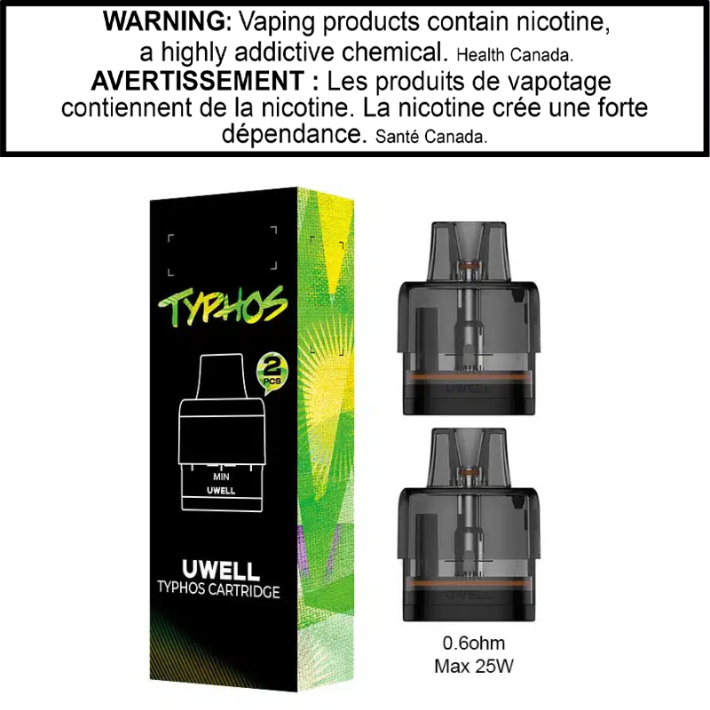 Uwell Typhos Replacement Pod 2/PK
