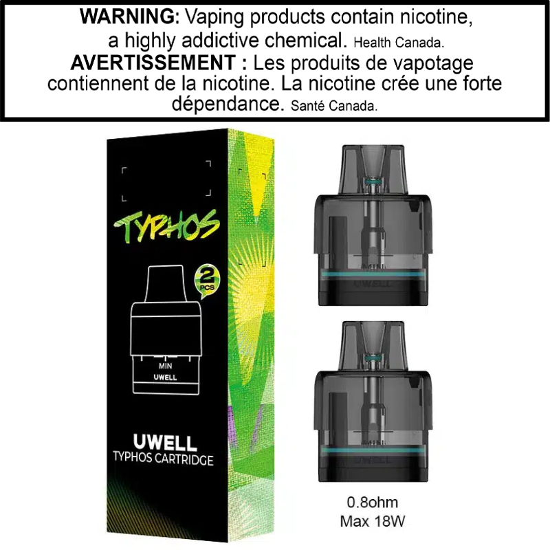 Uwell Typhos Replacement Pod 2/PK
