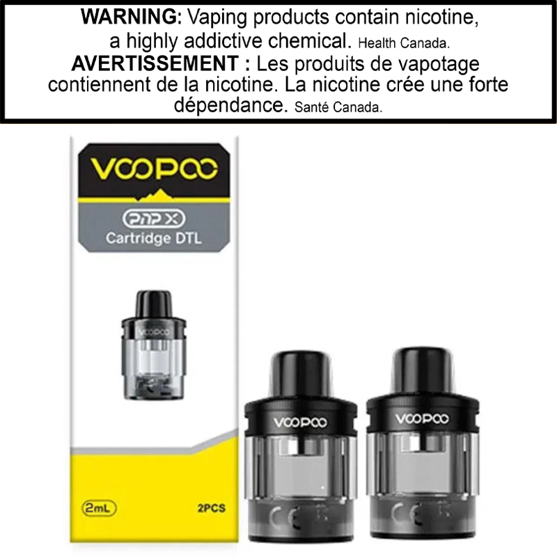 Voopoo PnP X Empty Replacement Pod DTL 2pk