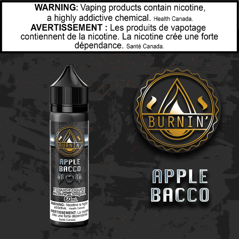 Burnin' - Apple Bacco - 60ml British Columbia