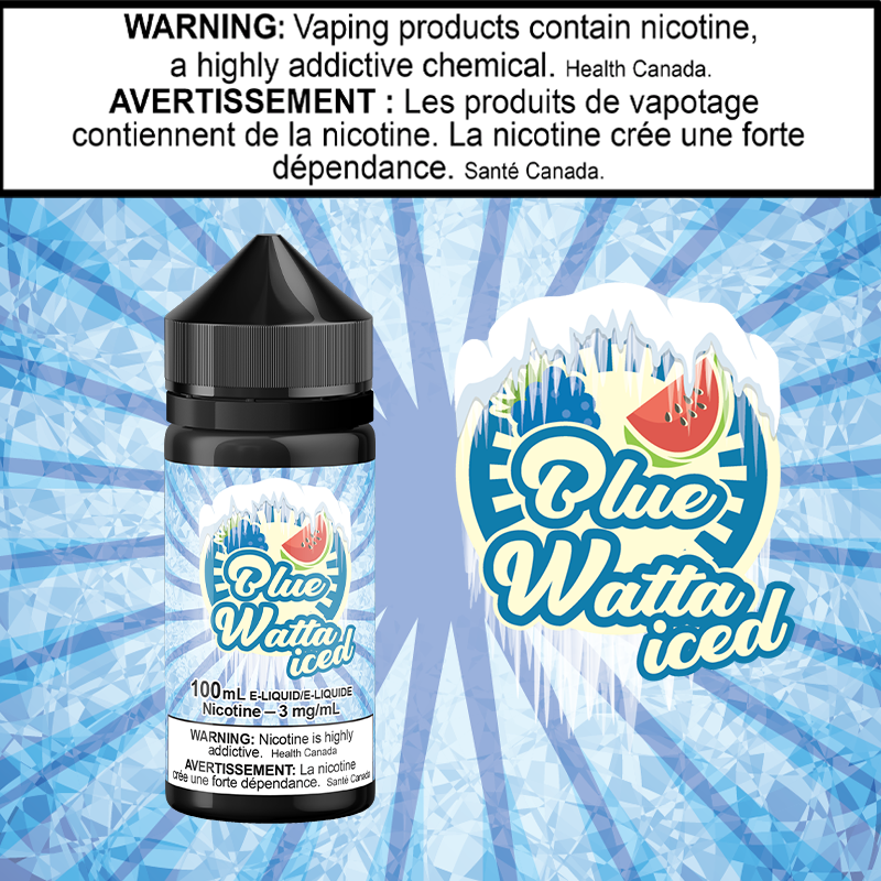 Blue Watta - Iced - 100ml Yukon