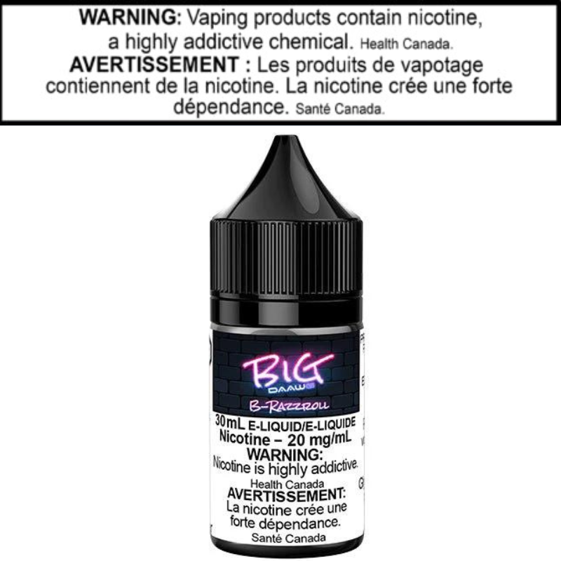 Top Daawg - Big Daawg B-Razzroll 30ml Salt Ontario