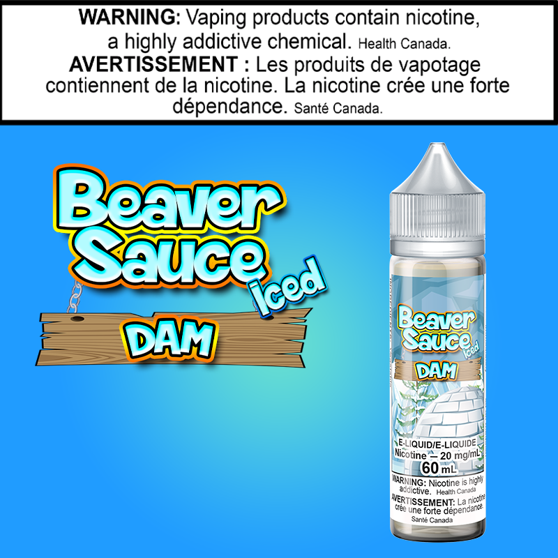 Beaver Sauce - Dam - Iced - 60ml Salt Alberta