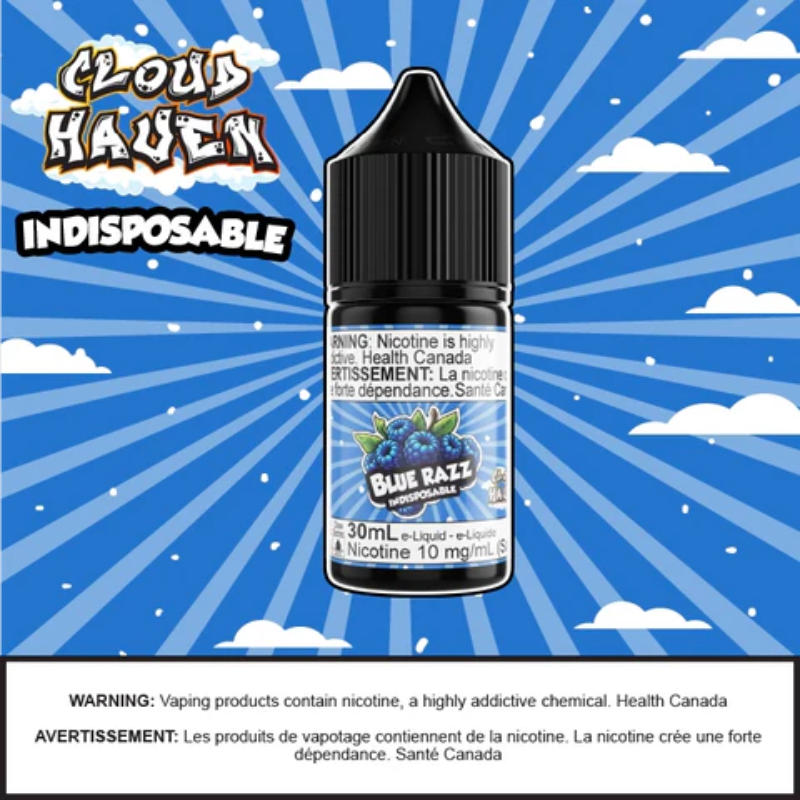 INDISPOSABLE - Blue Razz Ice 30ml Salt British Columbia