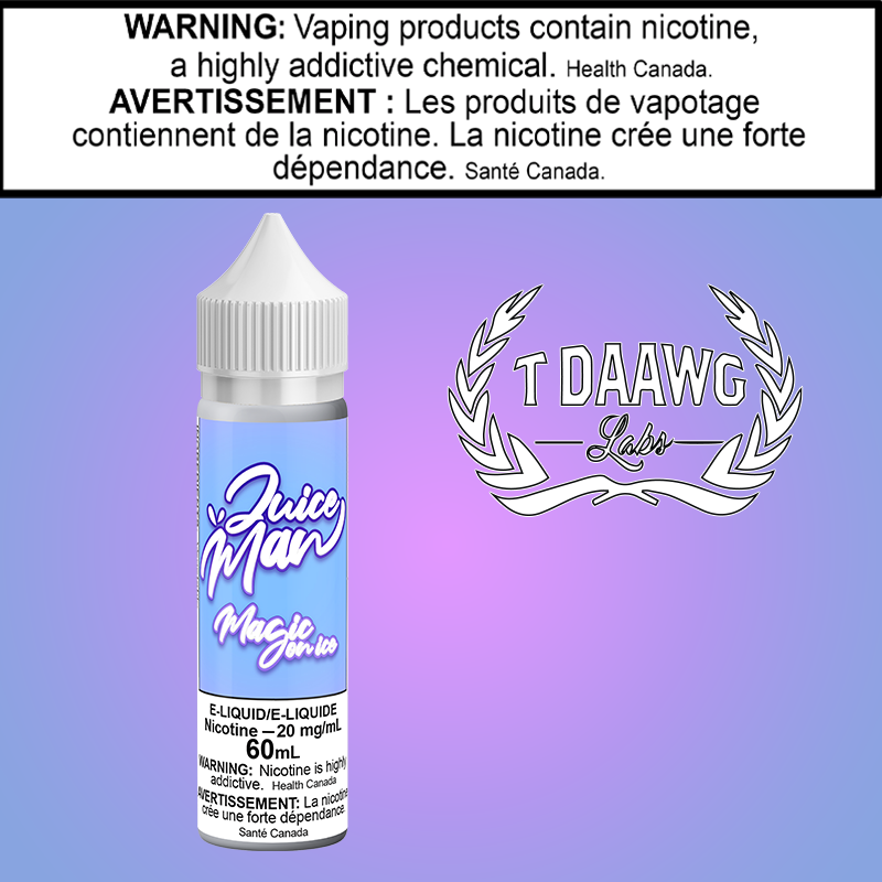 T Daawg - Juice Man - Magic Iced 60ml Salt British Columbia