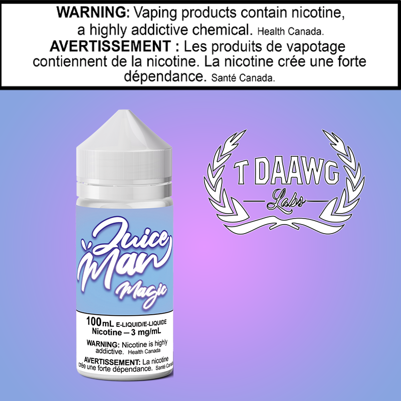 T Daawg - Juice Man - Magic 100ml British Columbia
