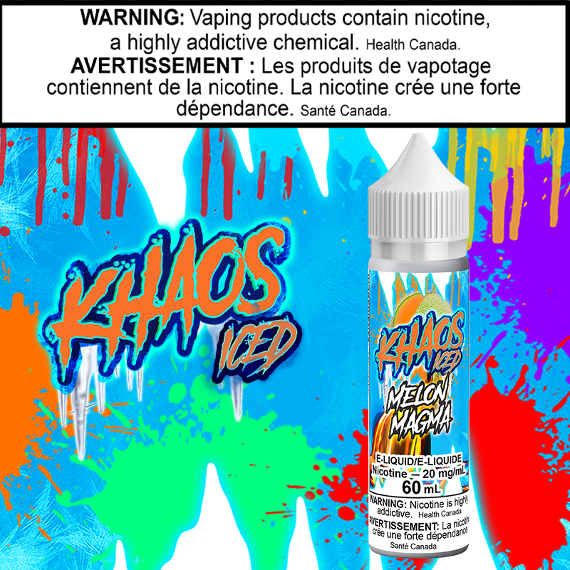 Khaos - Melon Magma - Iced - 60ml Salt Yukon