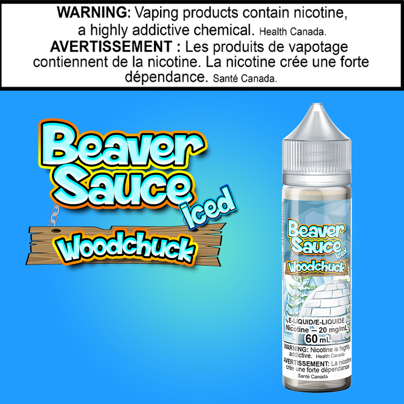 Beaver Sauce - Woodchuck Iced 60ml Salt Alberta