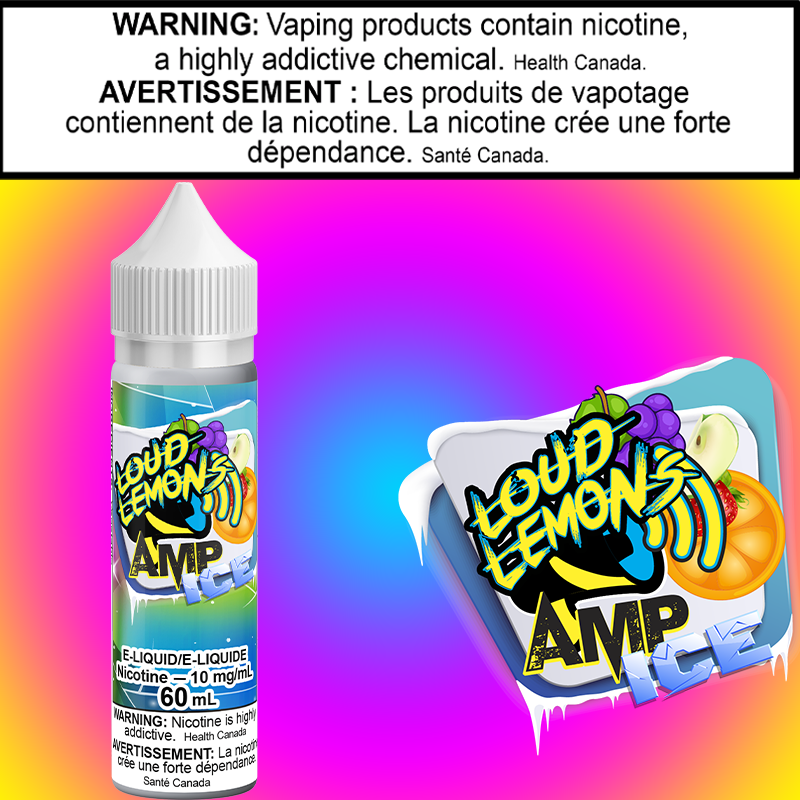 Loud Lemons - Amp - ICED - 60ml Salt Manitoba