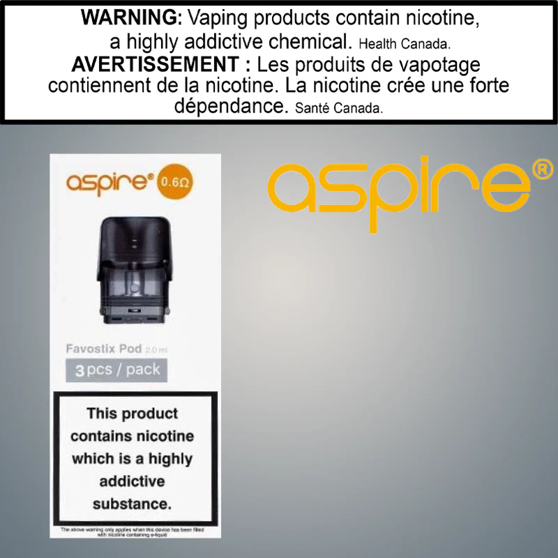 Aspire - Favostix Pods 2mL (3 Pack) [CRC]