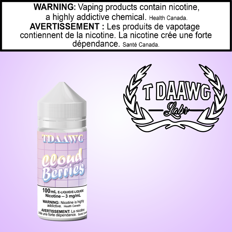 T Daawg - Cloud Berries 100ml Ontario