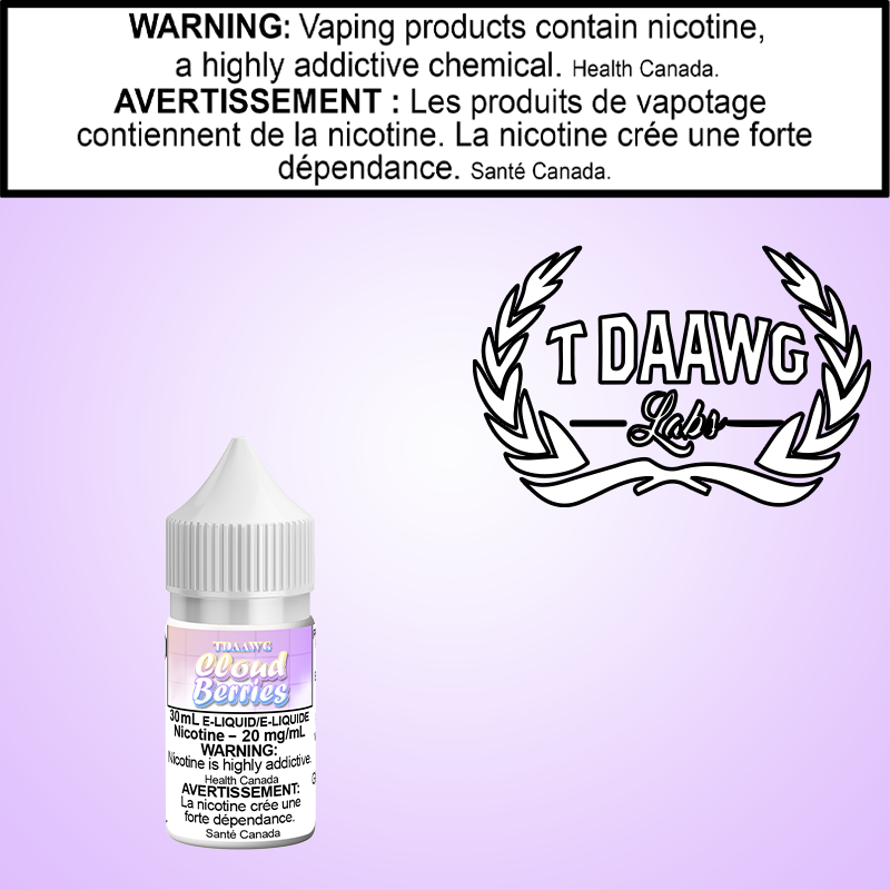 T Daawg - Cloud Berries 30ml Salt Ontario