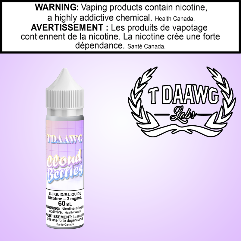 T Daawg - Cloud Berries 60ml Ontario