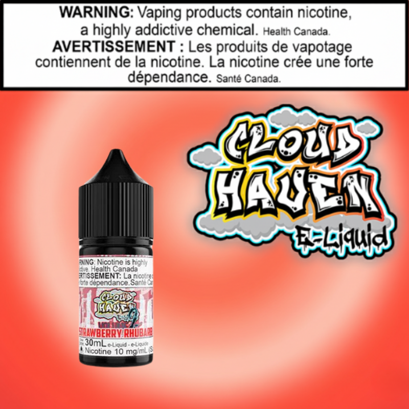 Cloud Haven - Strawberry Rhubarb 30ml salt - Saskatchewan