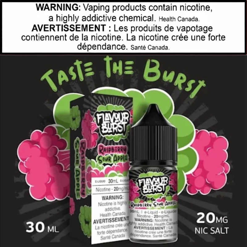 Flavour Burst E-Juice 30ml Salts Alberta