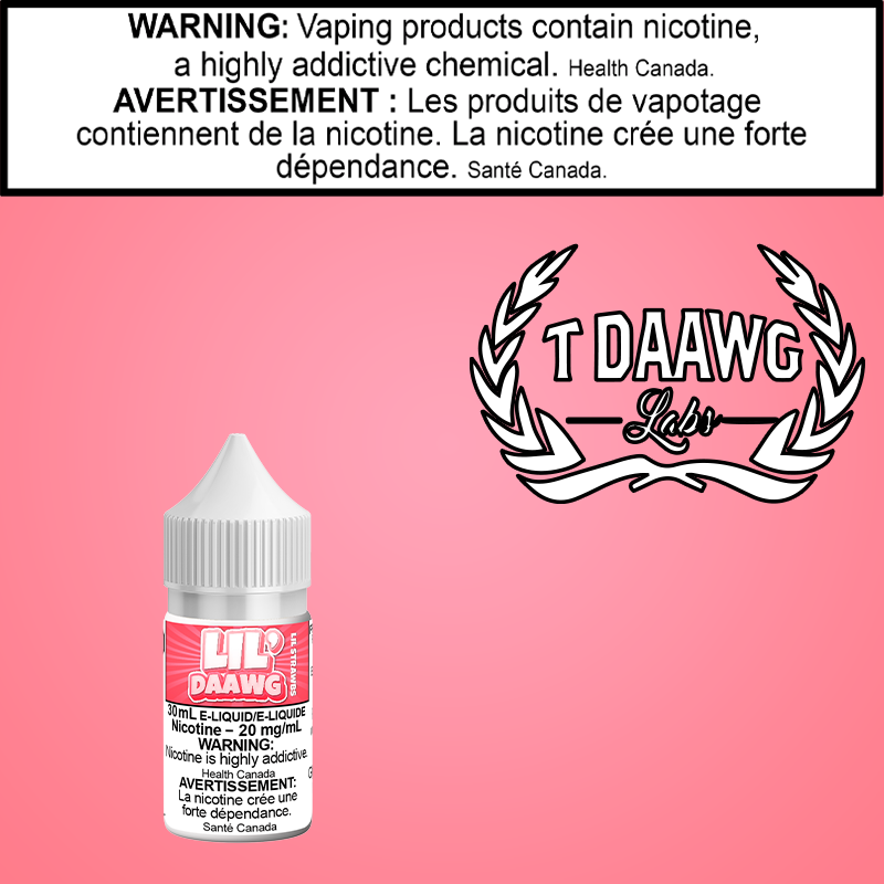T Daawg - Lil' Strawbs 30ml Salt British Columbia