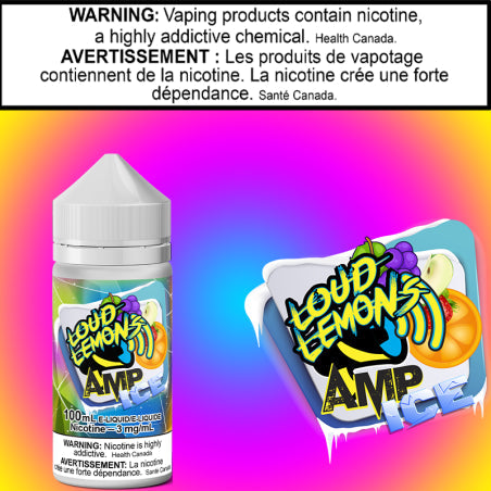 Loud Lemons - Amp - ICED - 100ml Yukon