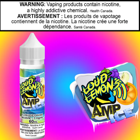 Loud Lemons - Amp - ICED - 60ml Ontario