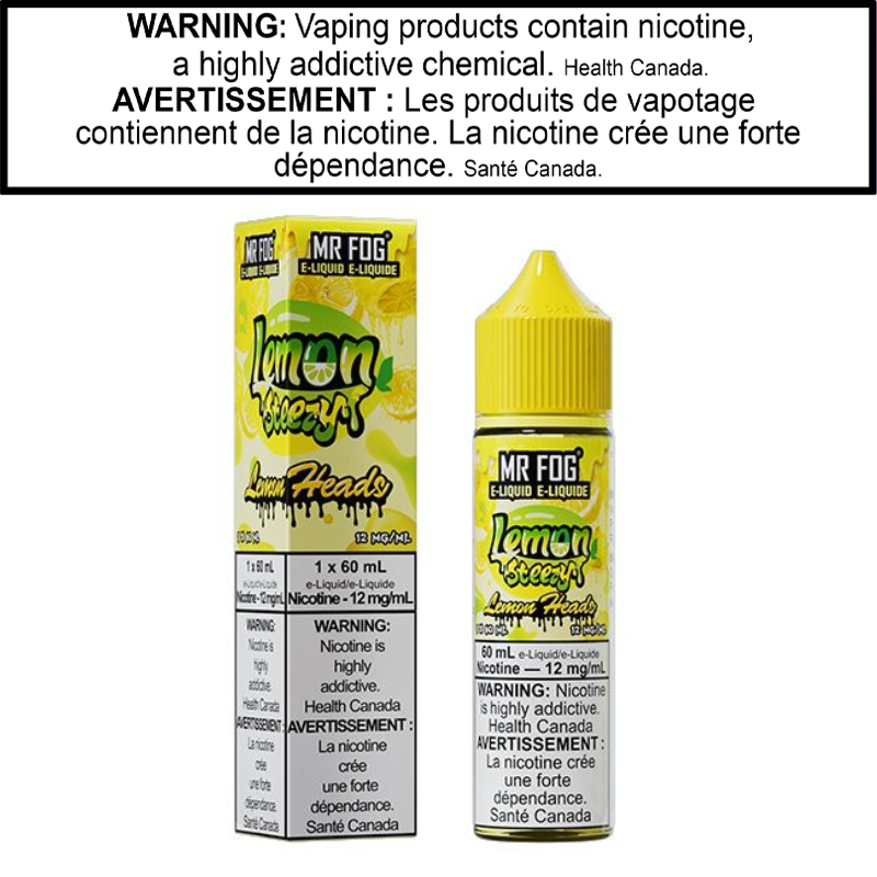 Mr Fog Lemon Steezy E-Juice 60ml AB