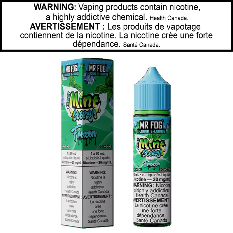 Mr Fog Mint Steezy E-Juice 60 Salt AB