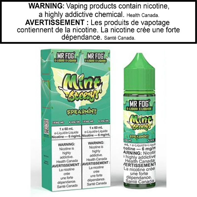 Mr Fog Mint Steezy E-Juice 60 Salt AB