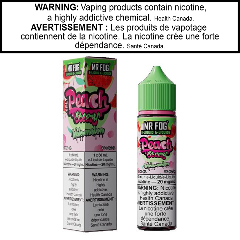 Mr Fog Peach Steezy E-Juice 60 Salt AB