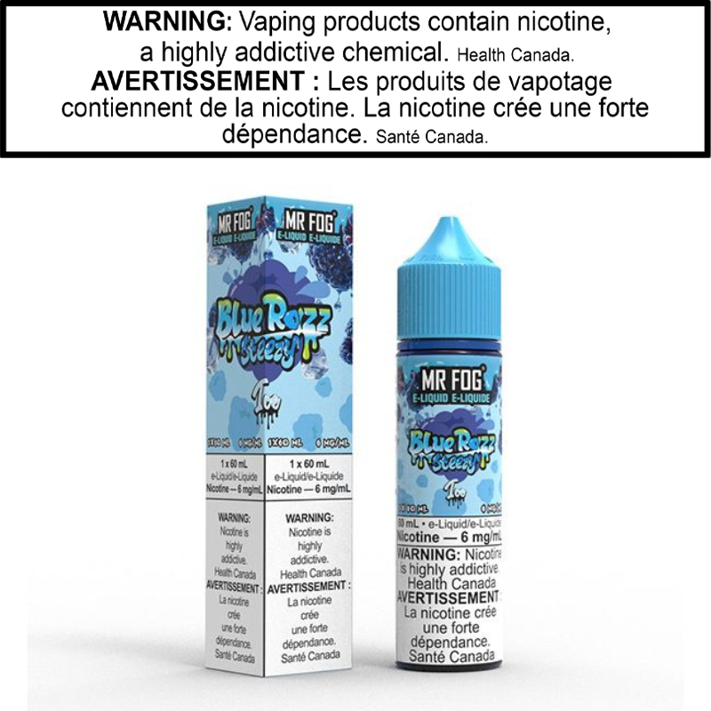 Mr Fog Blue Razz Steezy E-Juice 60 Salt AB