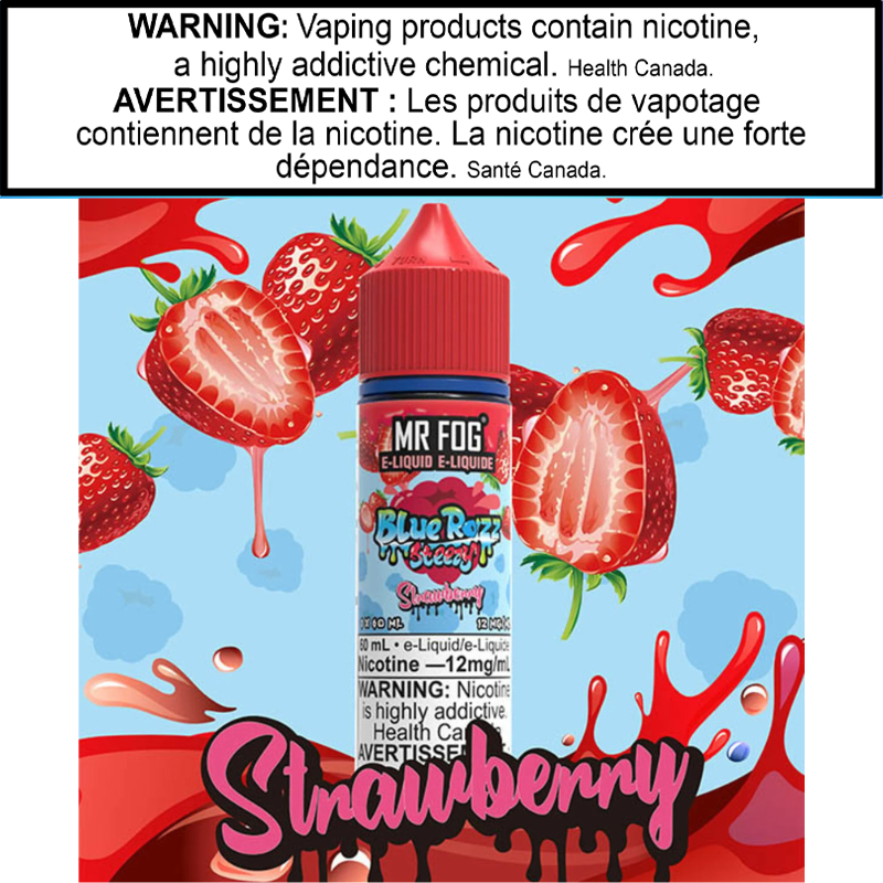 Mr Fog Blue Razz Steezy E-Juice 60ml AB