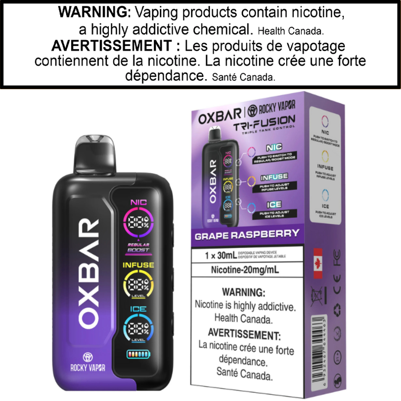 Rocky Vapor Oxbar Tri Fusion - AB