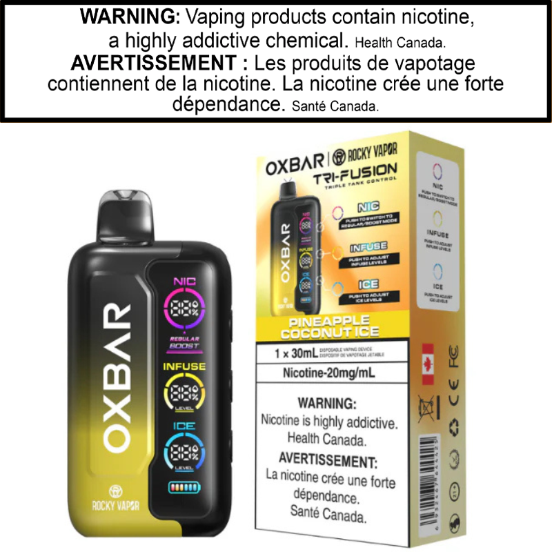 Rocky Vapor Oxbar Tri Fusion - AB