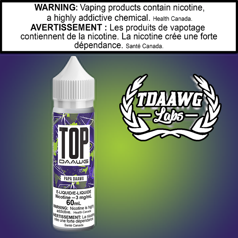 T Daawg - Top Daawg Papa Daawg - 60ml British Columbia
