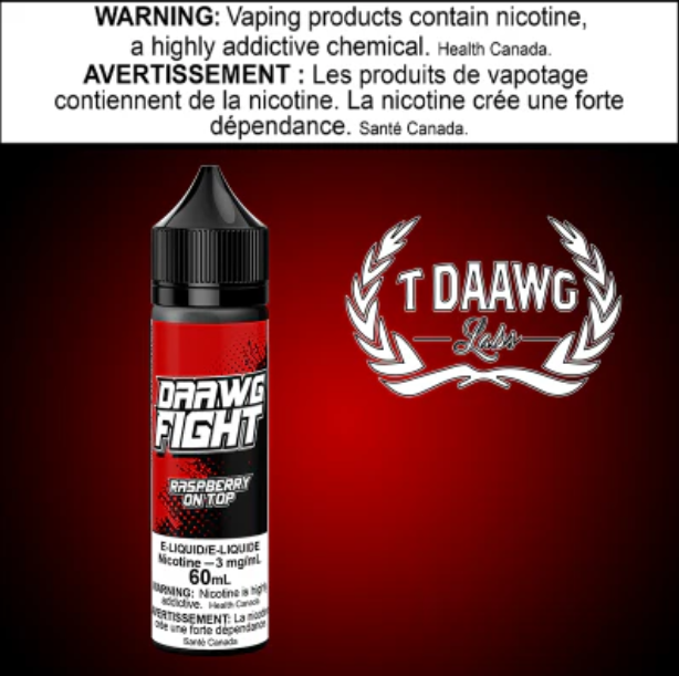 T - Daawg - Daawg Fight - Raspberry On Top 60ml Saskatchewan