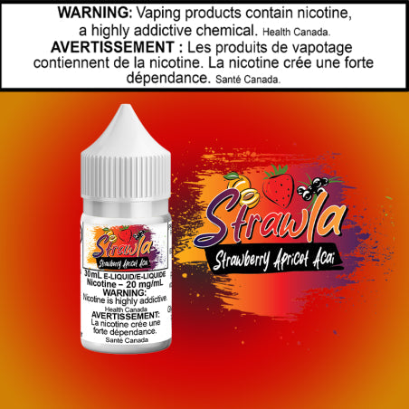 Strawla - Straw Apricot Acai 30ml Salt Ontario