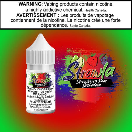 Strawla-Straw Pear Saskatoon 30ml Salt Saskatchewan