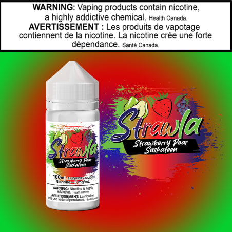 Strawla-Straw Pear Saskatoon 100ml Yukon