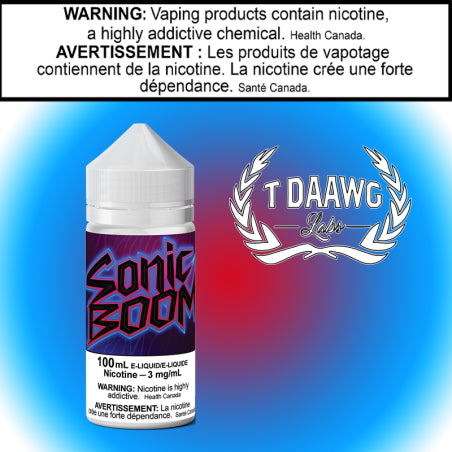 T Daawg - Sonic Boom 100ml Ontario