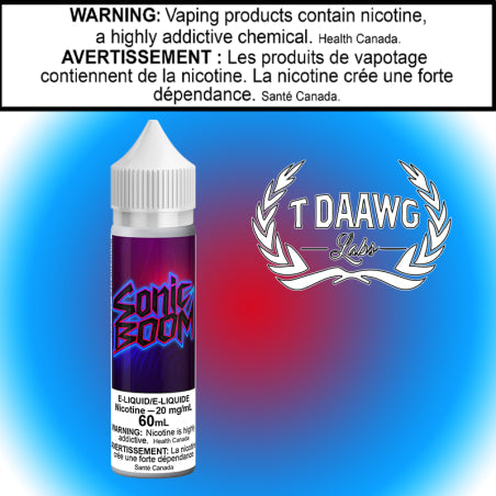 T Daawg - Sonic Boom 60ml Salt British Columbia