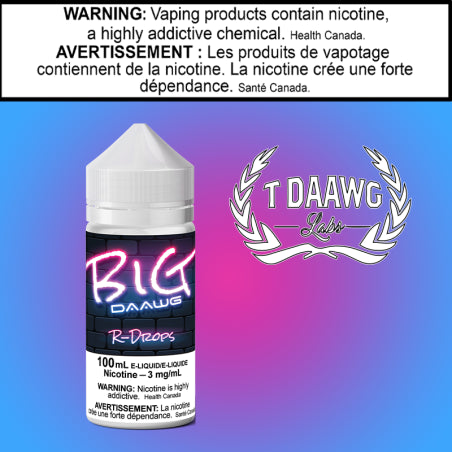 T Daawg - R Drops - 100ml Yukon