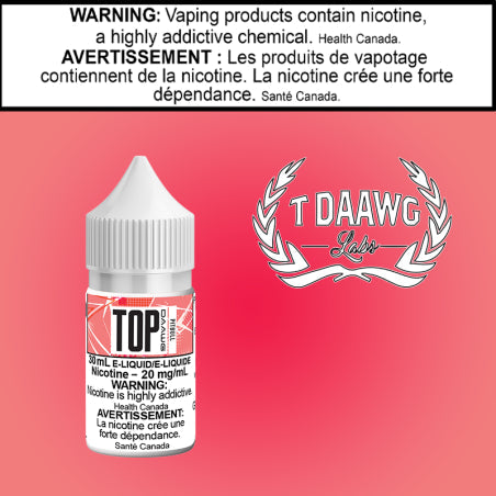 T Daawg - Top Daawg - Pitbull 30ml Salt Ontario