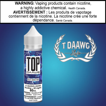 T Daawg - Top Daawg - Blue Addiction 60ml British Columbia