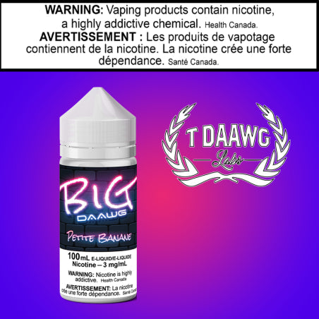 T Daawg - Big Daawg - Petite Banane - 100ml Yukon