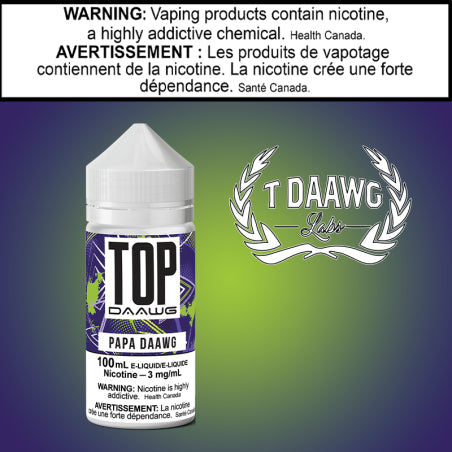 T Daawg - Top Daawg Papa Daawg 100ml Ontario