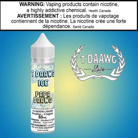 T Daawg Ice - Papa Daawg Iced 60ml British Columbia