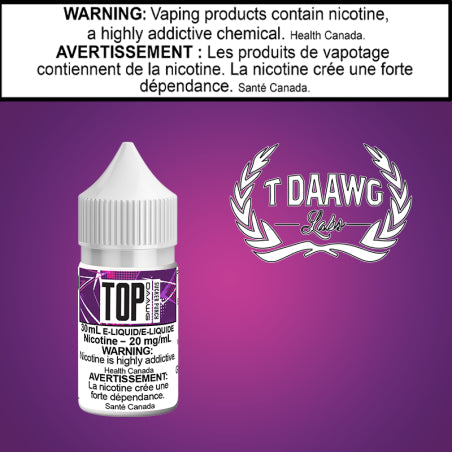 T Daawg - Top Daawg Sucker Punch 30ml Salt Ontario