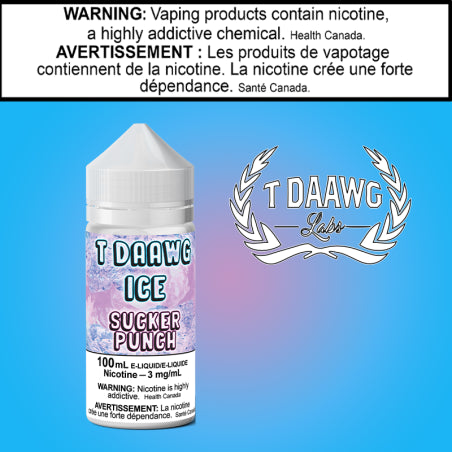 T Daawg Ice - Sucker Punch 100ml Ontario