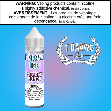 T Daawg Ice - Sucker Punch 60ml Salt British Columbia