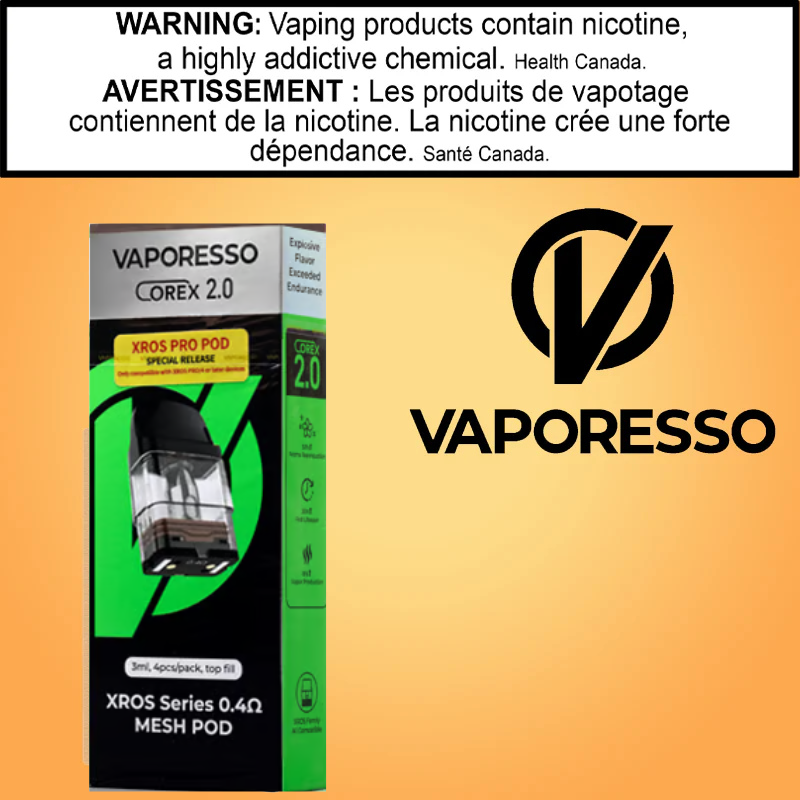 VAPORESSO XROS SERIES COREX 2.0 MESH POD  *3ML POD*